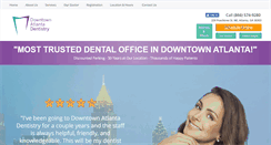 Desktop Screenshot of downtownatlantadentistry.com